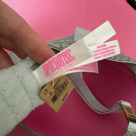 PINK Wear Everywhere Wireless Lightly Lined Bra New With Tags Size 36DD - Picture 8 of 10